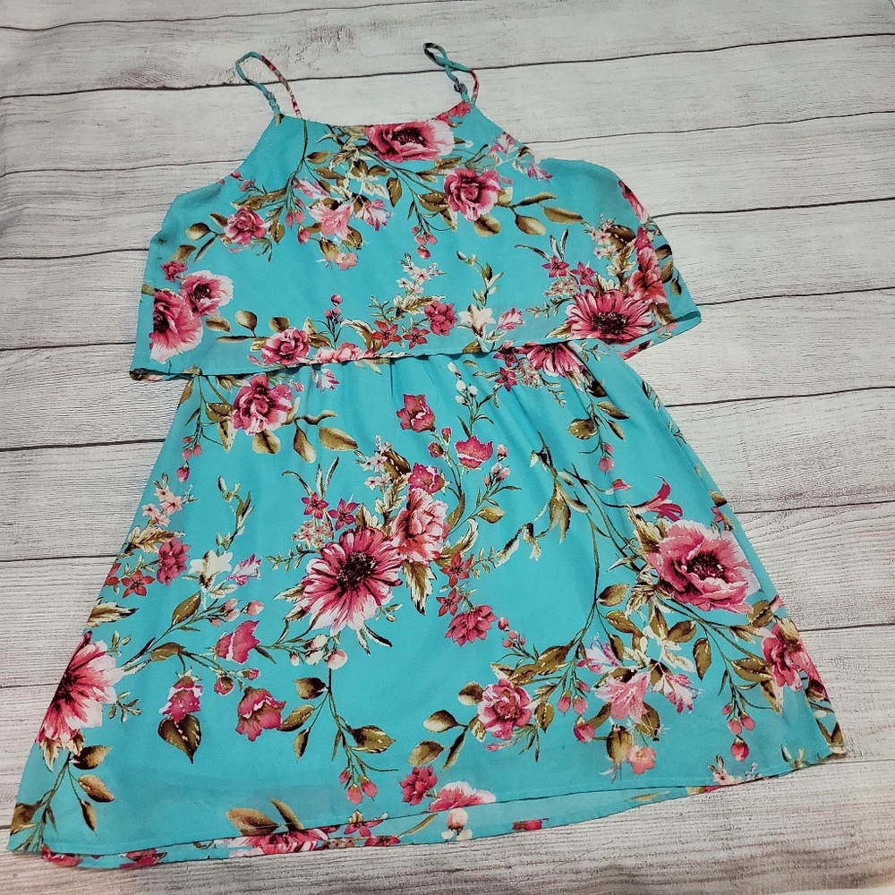 Cloud & Sky Floral Mini Summer Dress - Picture 2 of 5